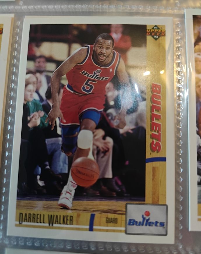 1991-92 Upper Deck #367 Darrell Walker Washington Bullets — front