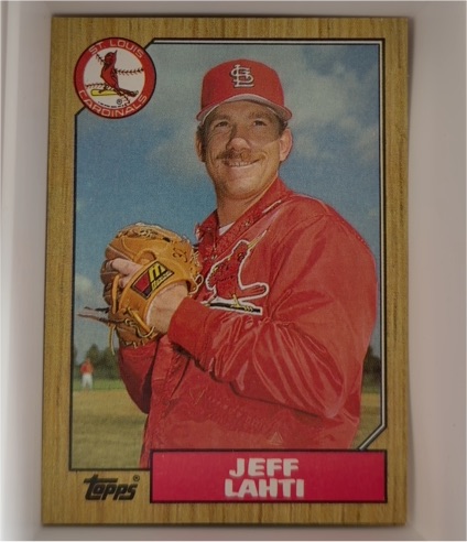 1987 Topps #367 Jeff Lahti — front