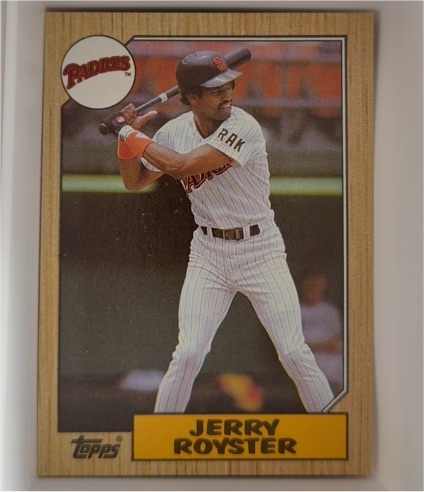 1987 Topps #403 Jerry Royster — front