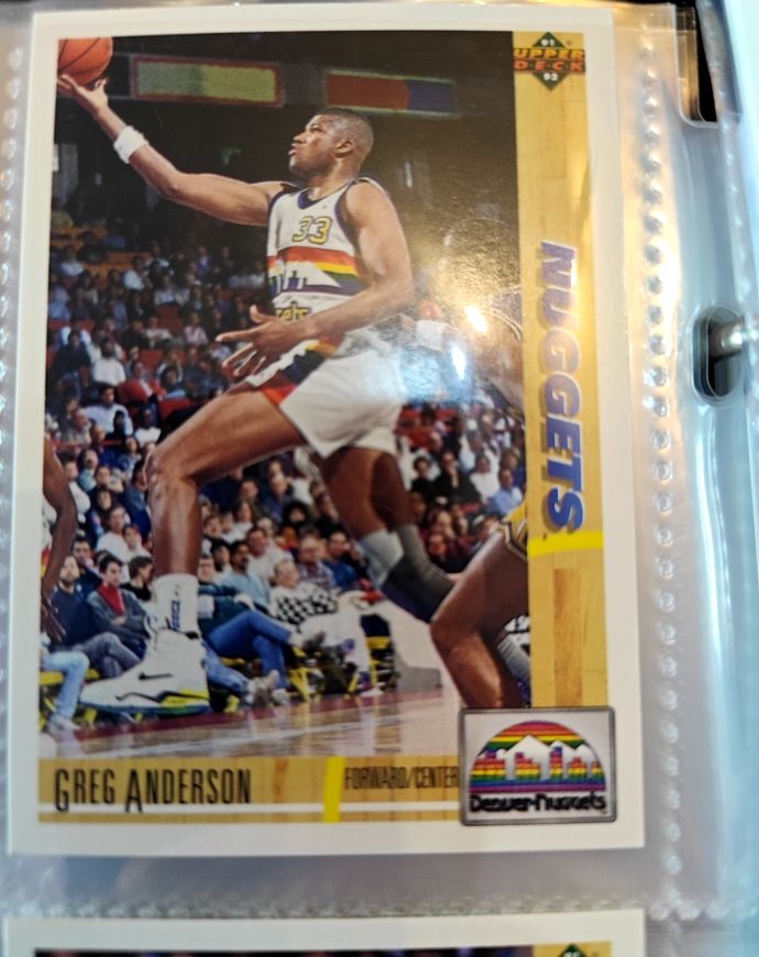 1991-92 Upper Deck #314 Greg Anderson — front