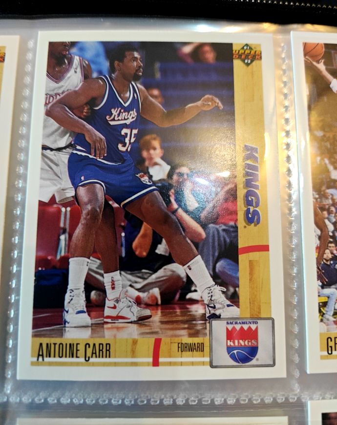 1991-92 Upper Deck #313 Antoine Carr — front