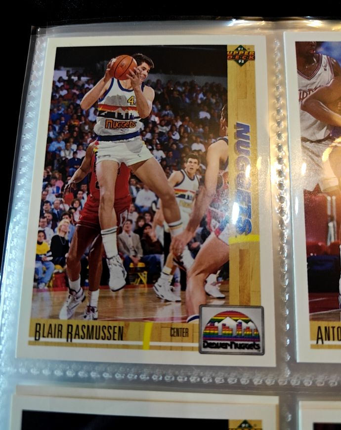 1991-92 Upper Deck #312 Blair Rasmussen Denver Nuggets — front