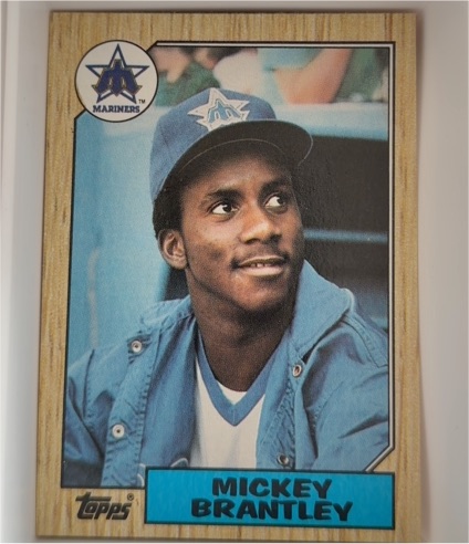 1987 Topps #347 Mickey Brantley — front