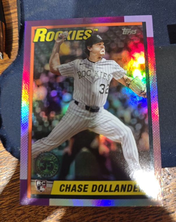 2025 Topps Update #U90-50 Chase Dollander — front
