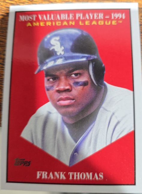 2025 Topps Update #MV-26 Frank Thomas Most Valuable Player — front