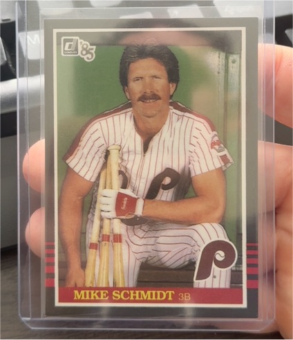 1985 Donruss #61 Mike Schmidt — front