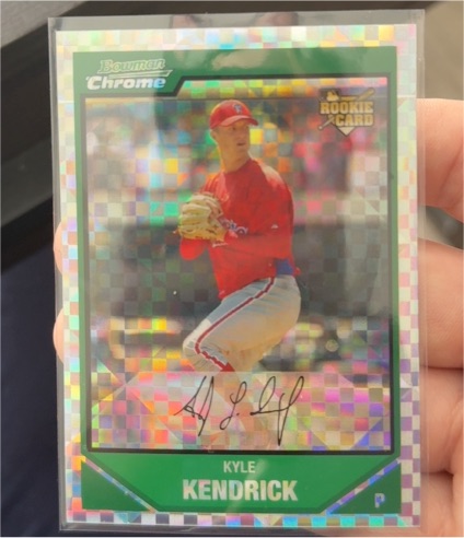 2007 Bowman Chrome Draft Picks & Prospects #BDP47 Kyle Kendrick — front