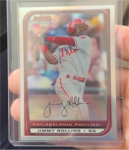 2008 Bowman Chrome #67 Jimmy Rollins — front