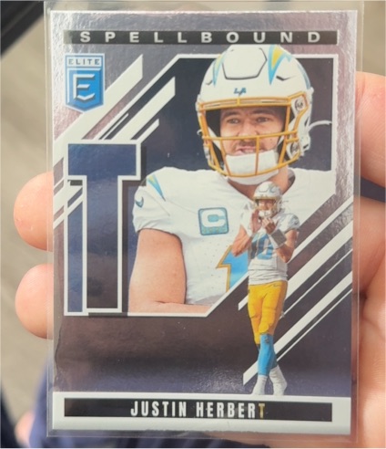 2025 Panini Donruss Elite #40 Justin Herbert Spellbound T — front
