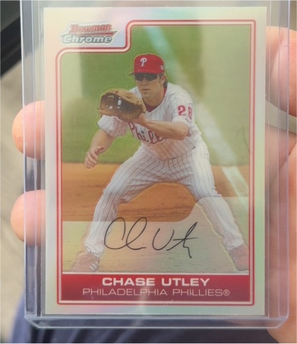 2006 Bowman Chrome #170 Chase Utley — front