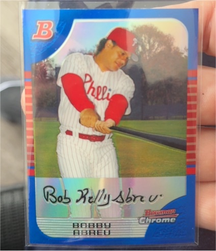 2005 Bowman Chrome #58 Bobby Abreu — front