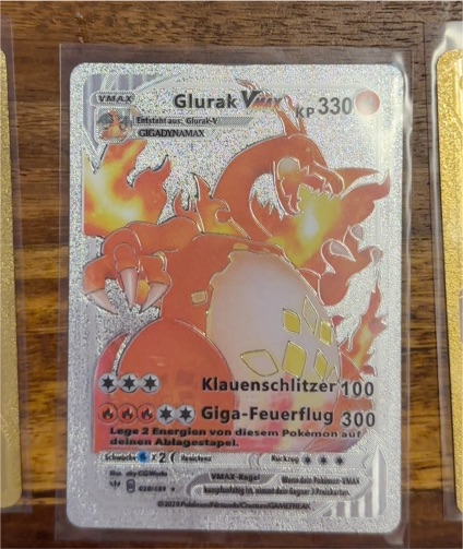 2021 Pokémon Glurak VMAX #074 — front