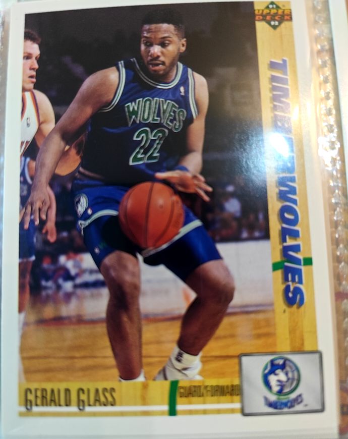 1991-92 Upper Deck #307 Gerald Glass — front