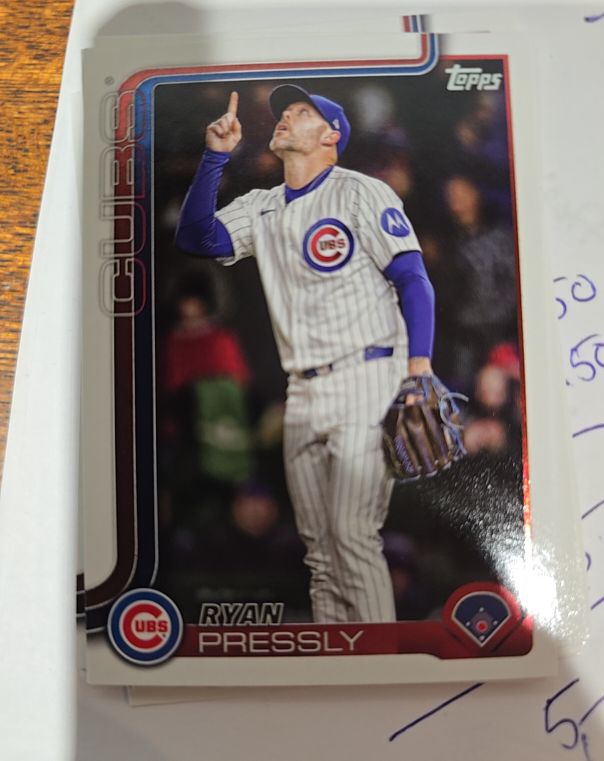 2025 Topps Update Series #US46 Ryan Pressly — front