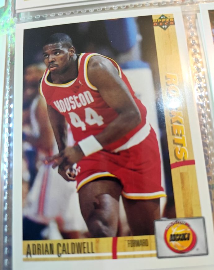 1991-92 Upper Deck #310 Adrian Caldwell — front