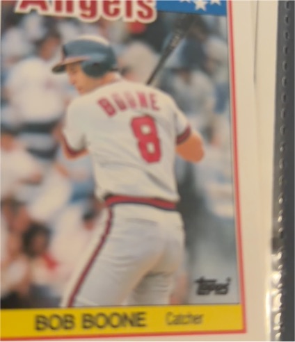 1988 Topps #6 Bob Boone — front
