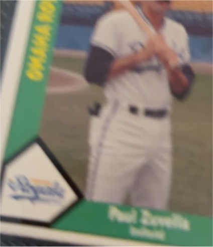1990 CMC Omaha Royals Paul Zuvella — front