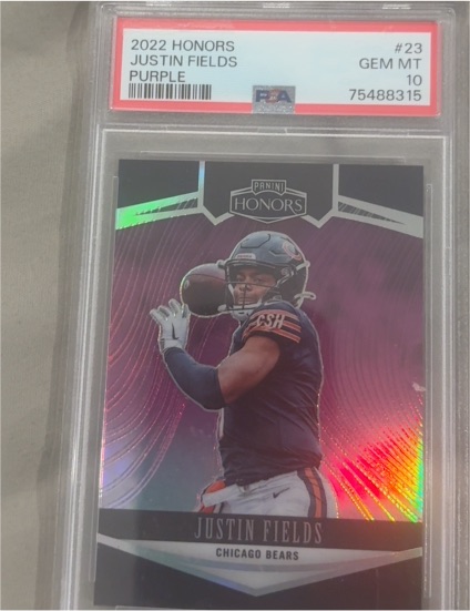 2022 Panini Honors #23 Justin Fields — front