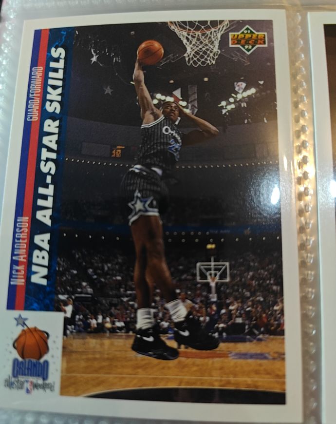 1991-92 Upper Deck #477 Nick Anderson — front