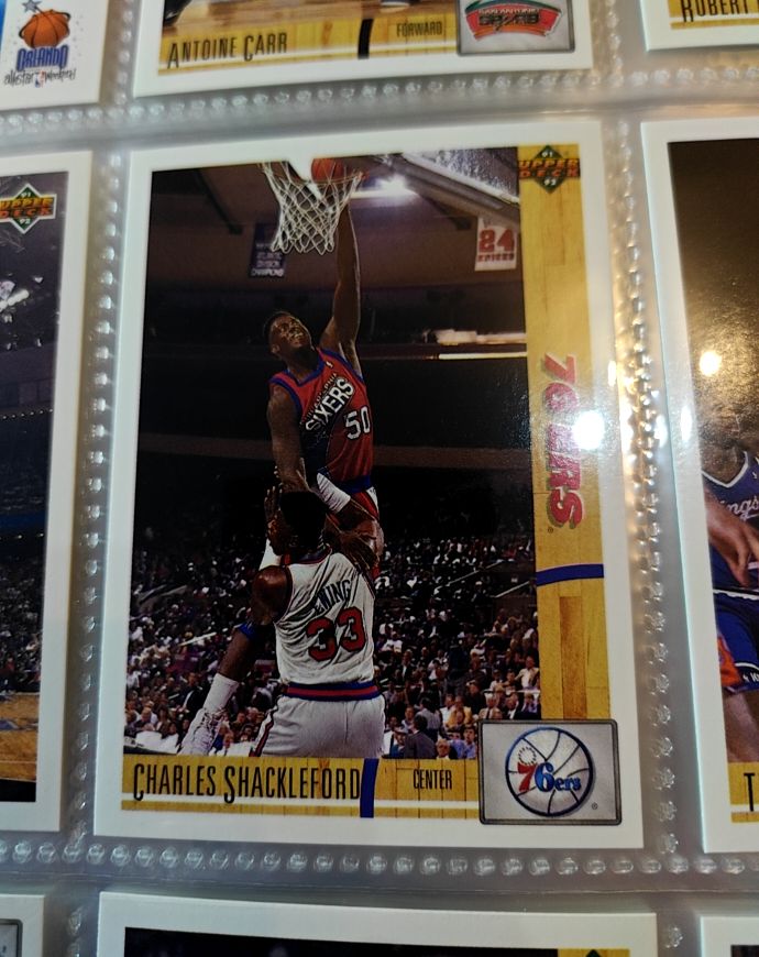 1991-92 Upper Deck #50 Charles Shackleford — front