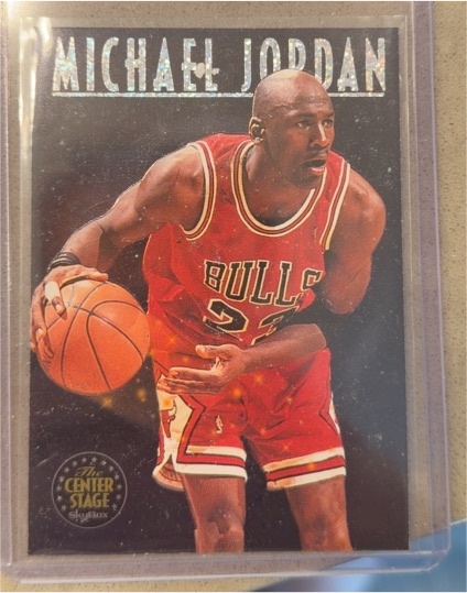 1993 Skybox Premium Center Stage #CS1 Michael Jordan — front