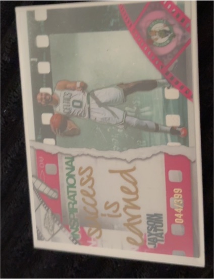 2025-26 Topps Chrome #IP-9 Jayson Tatum Inspirational Purple Foil — front