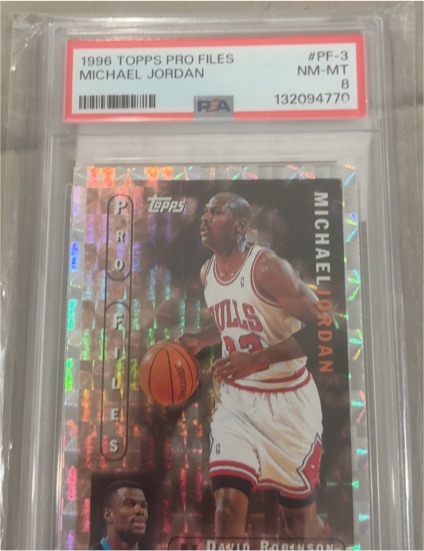 1996 Topps Pro Files #PF-3 Michael Jordan — front