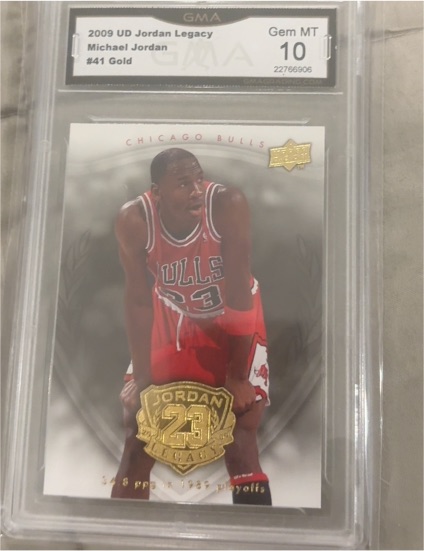 2009 Upper Deck Jordan Legacy #41 Michael Jordan Gold — front