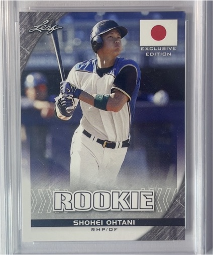 2018 Leaf Exclusive Flag Edition #FL-01 Shohei Ohtani Rookie — front