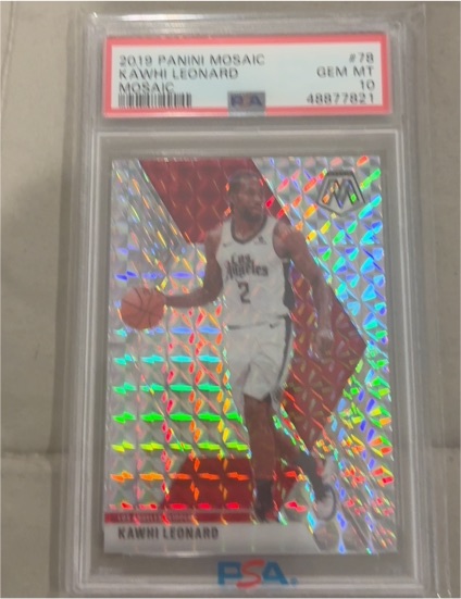 2019 Panini Mosaic #78 Kawhi Leonard — front