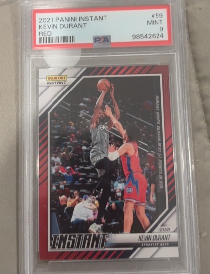 2021 Panini Instant #59 Kevin Durant — front