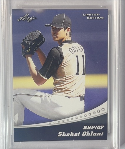 2018 Leaf Limited Edition #LE-01 Shohei Ohtani — front
