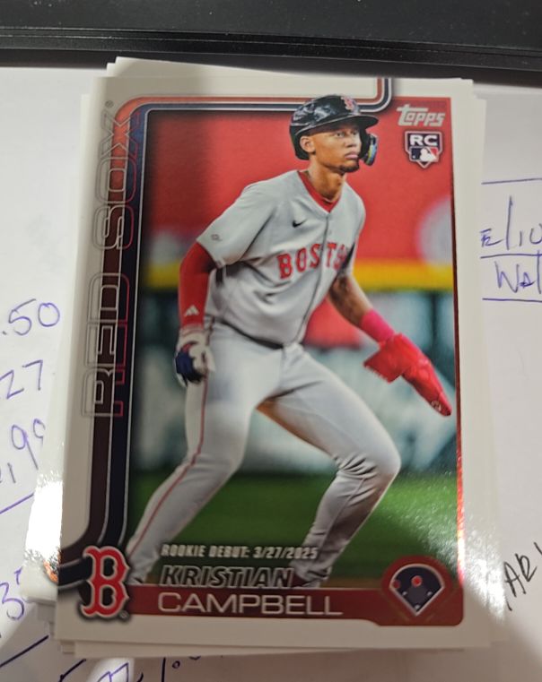 2025 Topps Update Series #US129 Kristian Campbell — front
