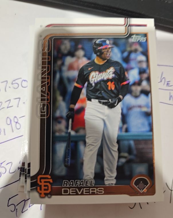 2025 Topps Update #US300 Rafael Devers — front