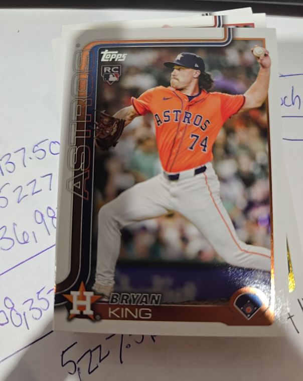 2025 Topps Update Series #US183 Bryan King — front