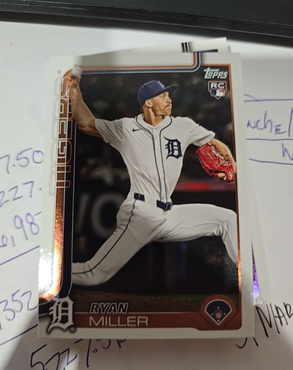 2025 Topps Update #US317 Ryan Miller — front
