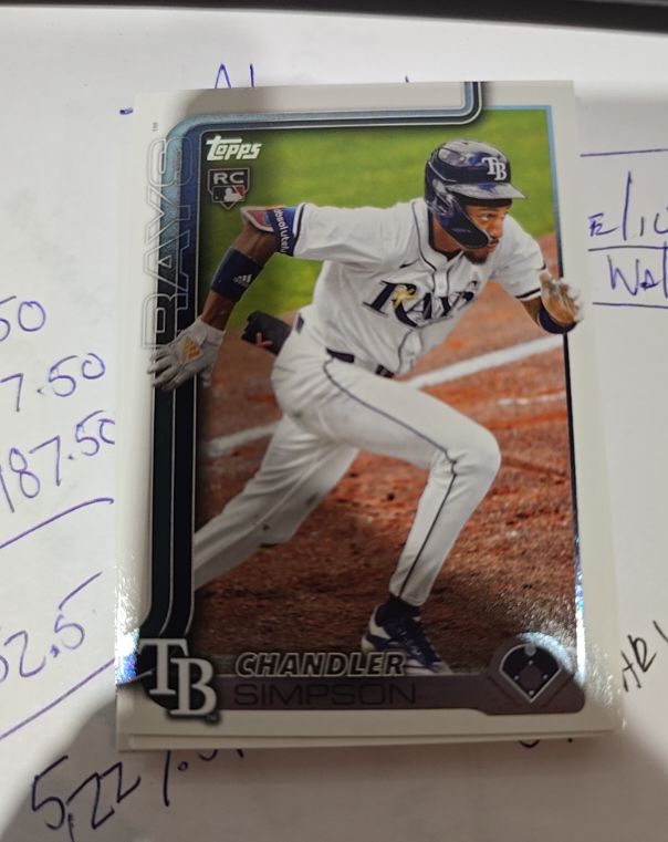 2025 Topps Chrome Update #USC179 Chandler Simpson — front