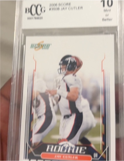 2006 Score #350B Jay Cutler Rookie Card — front