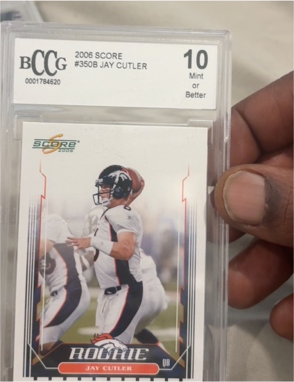 2006 Score #350B Jay Cutler — front