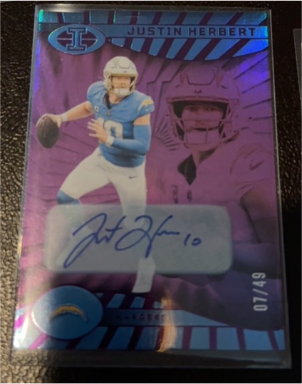 2024 Panini Illusions #10 Justin Herbert — front