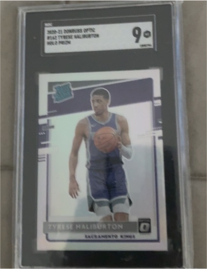 2020-21 Panini Donruss Optic #162 Tyrese Haliburton — front