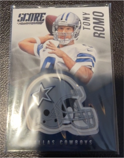 2015 Panini Score Veteran Helmets #2 Tony Romo — front
