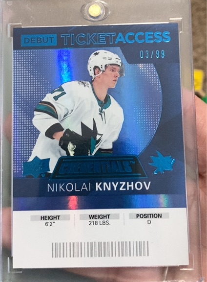 2020-21 Upper Deck Credentials #71 Nikolai Knyzhov — front