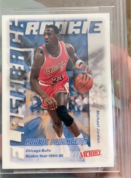 1999 Upper Deck Victory #282 Michael Jordan Rookie Flashback — front