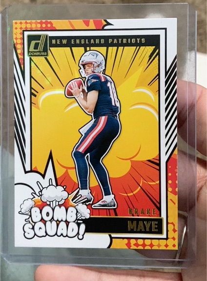 2024 Donruss Bomb Squad #28 Drake Maye — front
