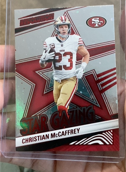 2025 Panini Revolution #11 Christian McCaffrey Star Gazing — front