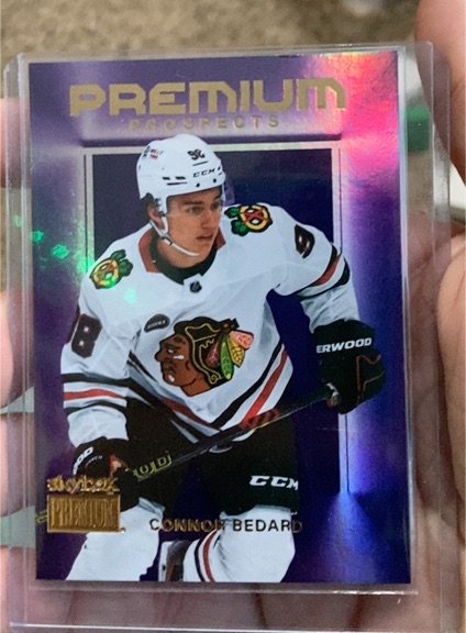 2023-24 Skybox Metal Universe Premium Prospects #PP-1 Connor Bedard — front
