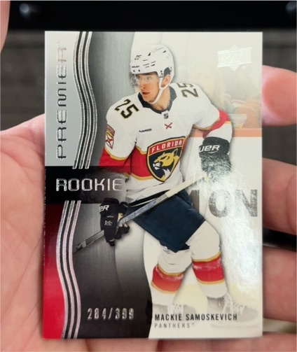 2023-24 Upper Deck Premier #284 Mackie Samoskevich — front