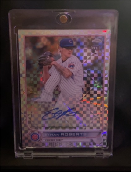 2022 Topps Chrome Update Series Autographs #AC-ERO Ethan Roberts — front