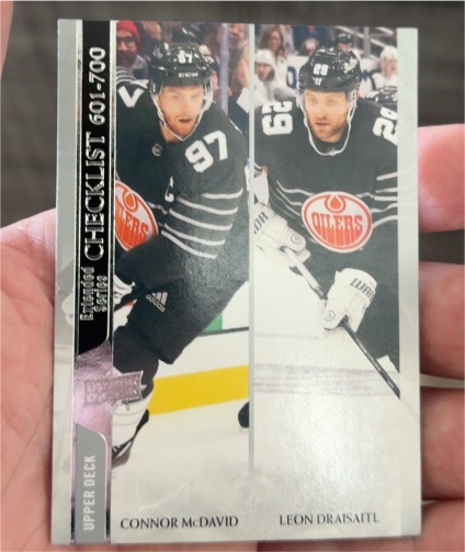 2020-21 Upper Deck Extended Series #700 Connor McDavid / Leon Draisaitl — front
